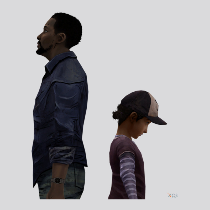 The Walking Dead Lee And Clementine Women's Triblend Scoop T-shirt by RANDYMARTIN | Artistshot