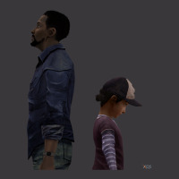 The Walking Dead Lee And Clementine Ladies Curvy T-shirt | Artistshot