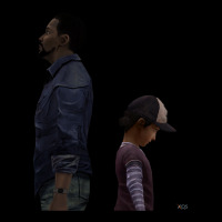 The Walking Dead Lee And Clementine Cropped Sweater | Artistshot