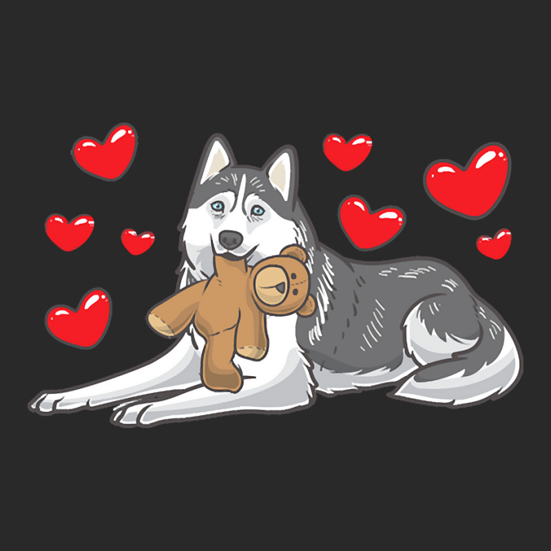 Siberian Husky T  Shirt Siberian Husky Dog With Stuffed Animal T  Shir Toddler T-shirt by sengeryasmin | Artistshot