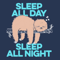 Sloth T  Shirt Sleep All Day Sleep All Night   Lazy Sloth Funny Quote Men Denim Jacket | Artistshot