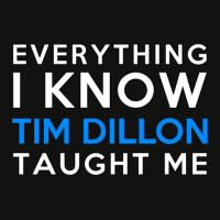 Tim Dillon  Everything I Know Scorecard Crop Tee | Artistshot