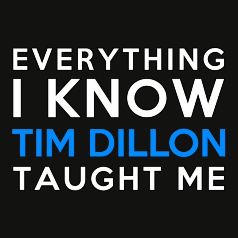 Tim Dillon  Everything I Know Scorecard Crop Tee by cm-arts | Artistshot