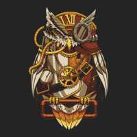 Steam Punk Owl 3/4 Sleeve Shirt | Artistshot