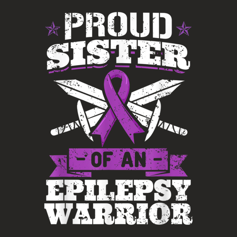 Epilepsy Warrior Sister Epileptic Seizure Disorder Advocate Ladies Fitted T-shirt | Artistshot