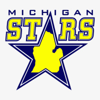 Michigan Star Ladies Fitted T-shirt | Artistshot