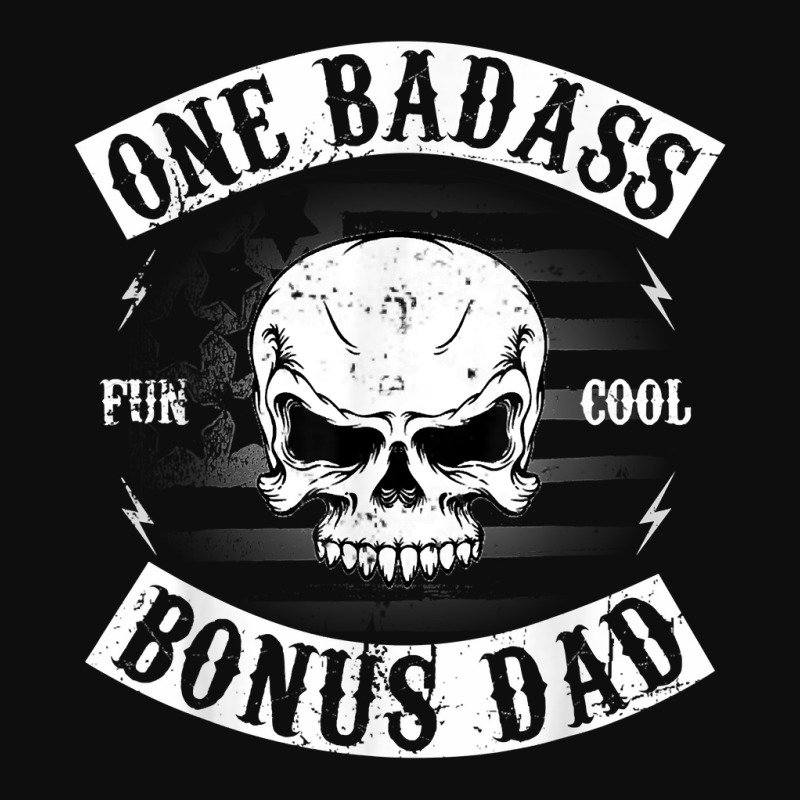 Mens One Badass Bonus Step Dad Funny Gift Birthday Stepdad T Shirt Crop Top by cm-arts | Artistshot