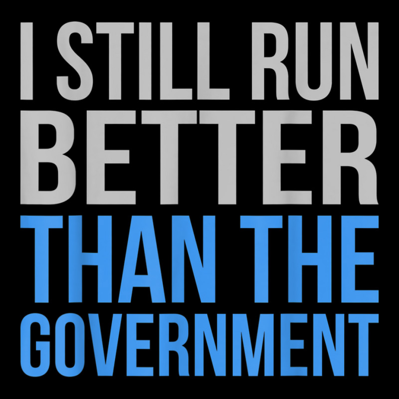 Run Better Than Government Funny Amputee Prosthetic Graphic V-Neck Tee by SelwynOman | Artistshot