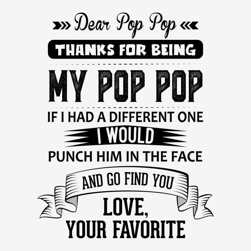 Dear Pop Pop, Love, Your Favorite Accessory Pouches | Artistshot