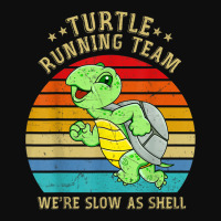 Running 365 Turtle Running Team Were Slow As Shell Funny Crop Top | Artistshot