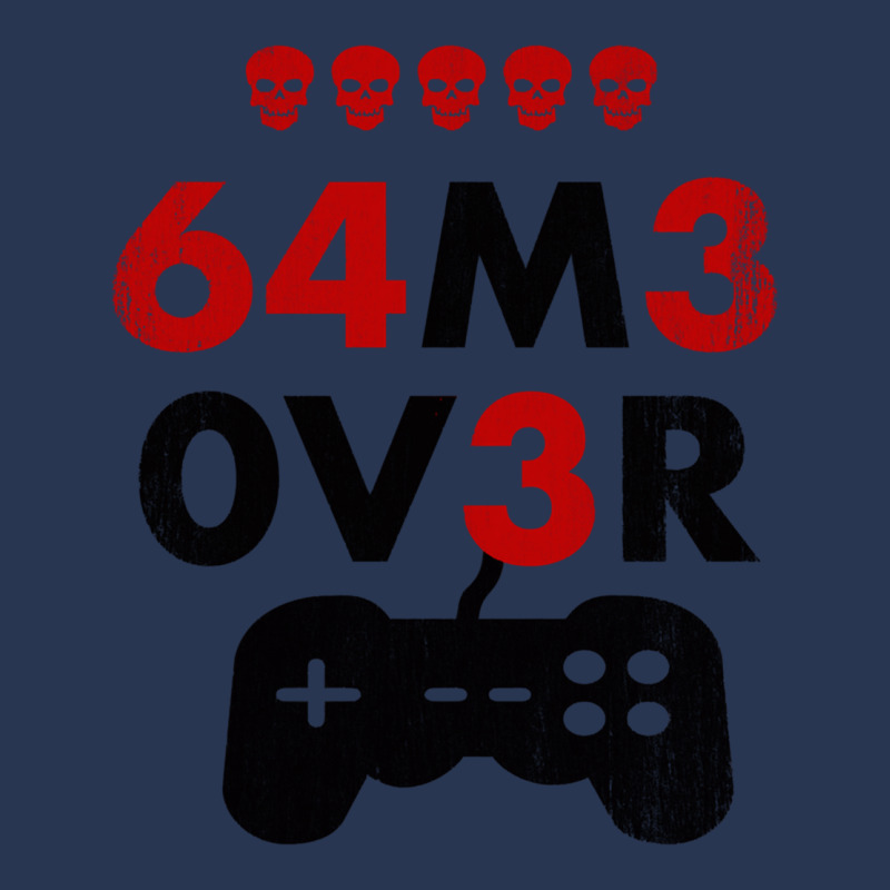 Game Over Leet Code Style  64m3 0v3r  Red And Black Men Denim Jacket by cm-arts | Artistshot