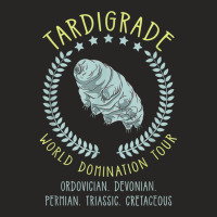 Tardigrade World Domination Tour Microbiologist Gift Ladies Fitted T-shirt | Artistshot