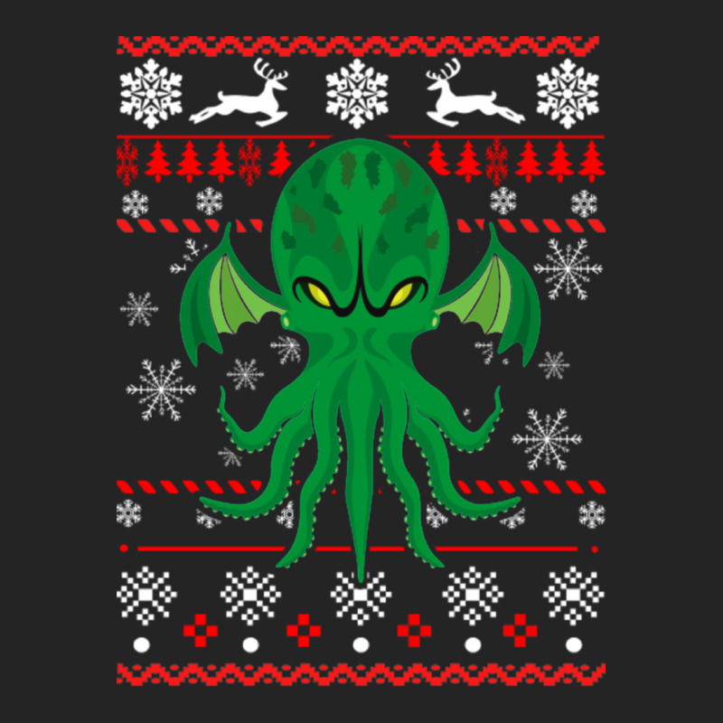 Cthulhu Ugly Xmas Gift 3/4 Sleeve Shirt | Artistshot