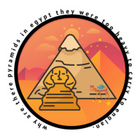 Why Are There Pyramids In Egypt They Were Too Heavy To Carry To Englan Sticker | Artistshot