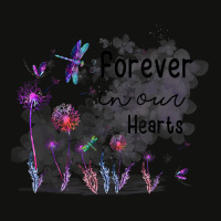 Forever In Our Hearts Dandelion Dragonfly Memorial Women Men Scorecard Crop Tee | Artistshot