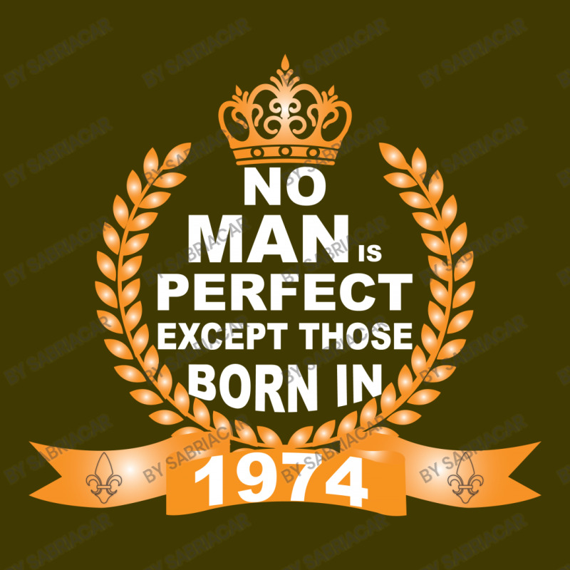 No Man Is Perfect Except Those Born In 1974 Accessory Pouches | Artistshot