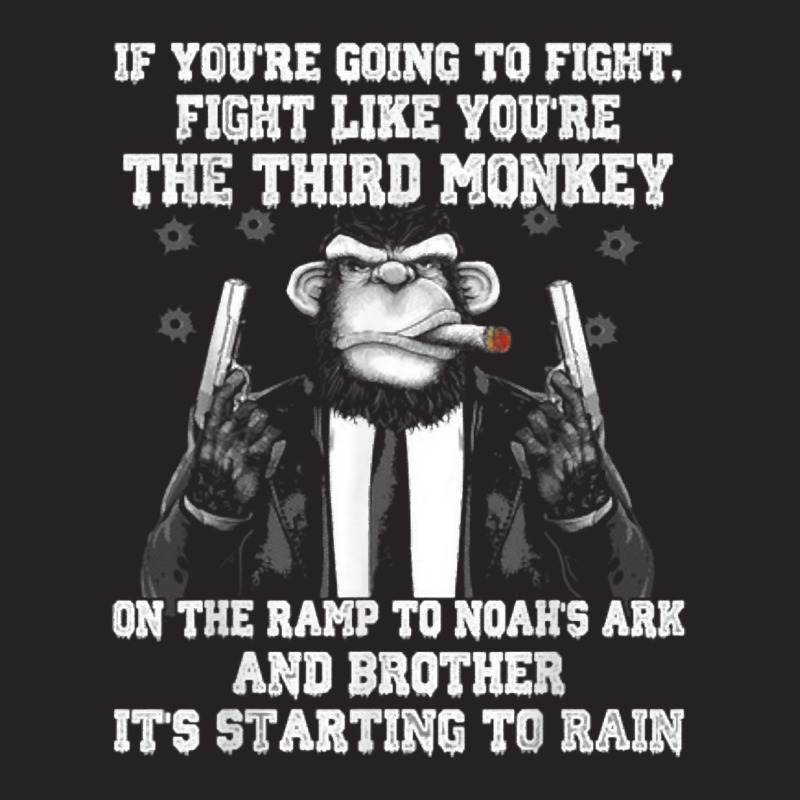 If You're Going To Fight Fight Like The Third Monkey T Shirt Vintage Cap by cm-arts | Artistshot