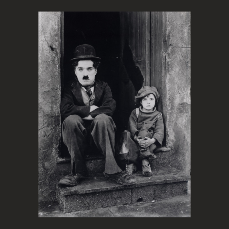 Charlie Chaplin The Kid Ladies Fitted T-Shirt by cm-arts | Artistshot