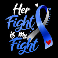 Her Fight Is My Fight Type 1 Grey Blue Diabetes Awareness T Shirt Adjustable Cap | Artistshot