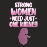 Womens Women Need Only One Kidney Organ Donation Awareness Graphic V N Ladies Fitted T-shirt | Artistshot