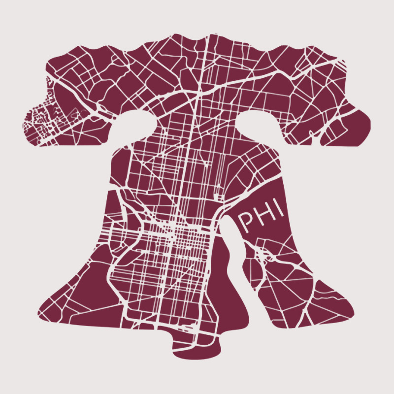  Philadelphia Street Map Liberty Bell Vintage Maroon Philly T- Shirt : Clothing, Shoes & Jewelry