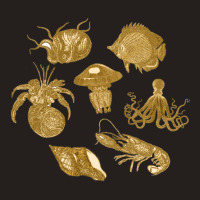 Golden Crustaceancore Tank Top | Artistshot