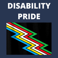 Disability Pride With Flag Tank Top Ladies Denim Jacket | Artistshot