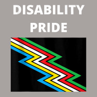 Disability Pride With Flag Tank Top Racerback Tank | Artistshot