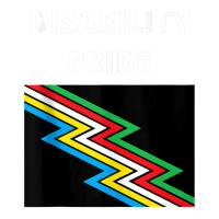 Disability Pride With Flag Tank Top Maternity Scoop Neck T-shirt | Artistshot