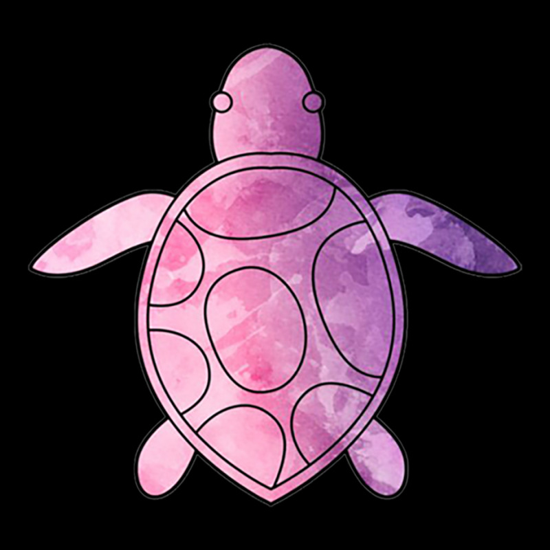 Sea Turtle Purple Watercolor Pocket T-shirt | Artistshot