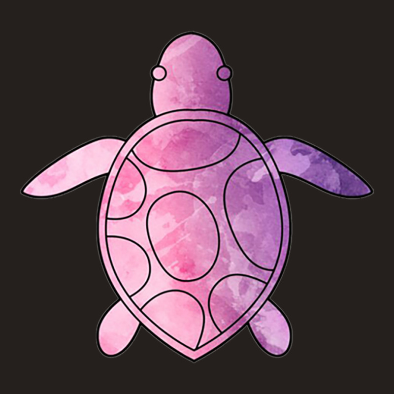 Sea Turtle Purple Watercolor Tank Top | Artistshot