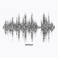 Hallelujah Song Lyric Soundwave (for Light Backgrounds) T-shirt | Artistshot