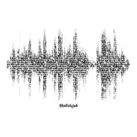 Hallelujah Song Lyric Soundwave (for Light Backgrounds) Long Sleeve Shirts | Artistshot