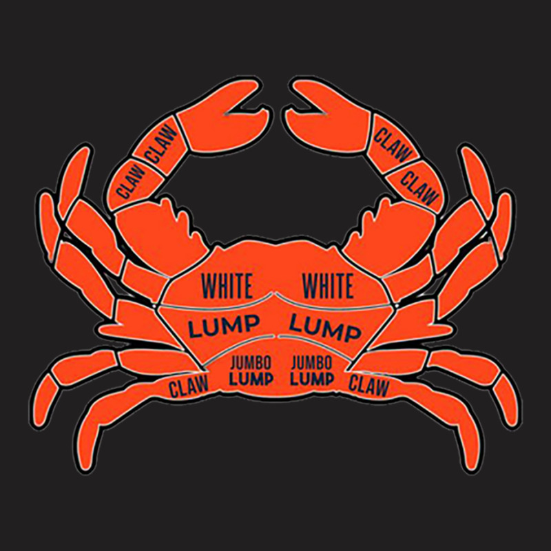 Crab Butcher Diagram Crustaceancore Crab Meat Humor Funny D Pun Great  T-shirt | Artistshot