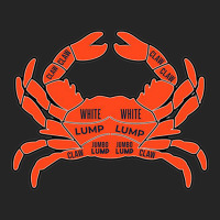 Crab Butcher Diagram Crustaceancore Crab Meat Humor Funny D Pun Great  Unisex Hoodie | Artistshot