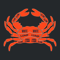 Crab Butcher Diagram Crustaceancore Crab Meat Humor Funny D Pun Great  Crewneck Sweatshirt | Artistshot