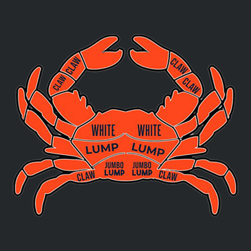 Crab Butcher Diagram Crustaceancore Crab Meat Humor Funny D Pun Great  Crewneck Sweatshirt | Artistshot