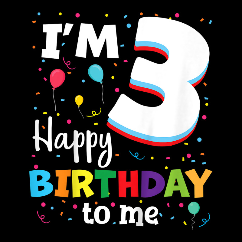 Kids Three 3yr 3th Birthday Happy Birthday Boys Girls 3 Years Old T Sh ...