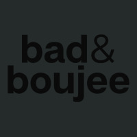 Bad & Boujee Minimal T-shirt & Stickers - Hip-hop Lover Music Lover 1 Women's Triblend Scoop T-shirt | Artistshot