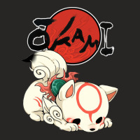 Okami Amaterasu Chibi Essential Ladies Fitted T-shirt | Artistshot