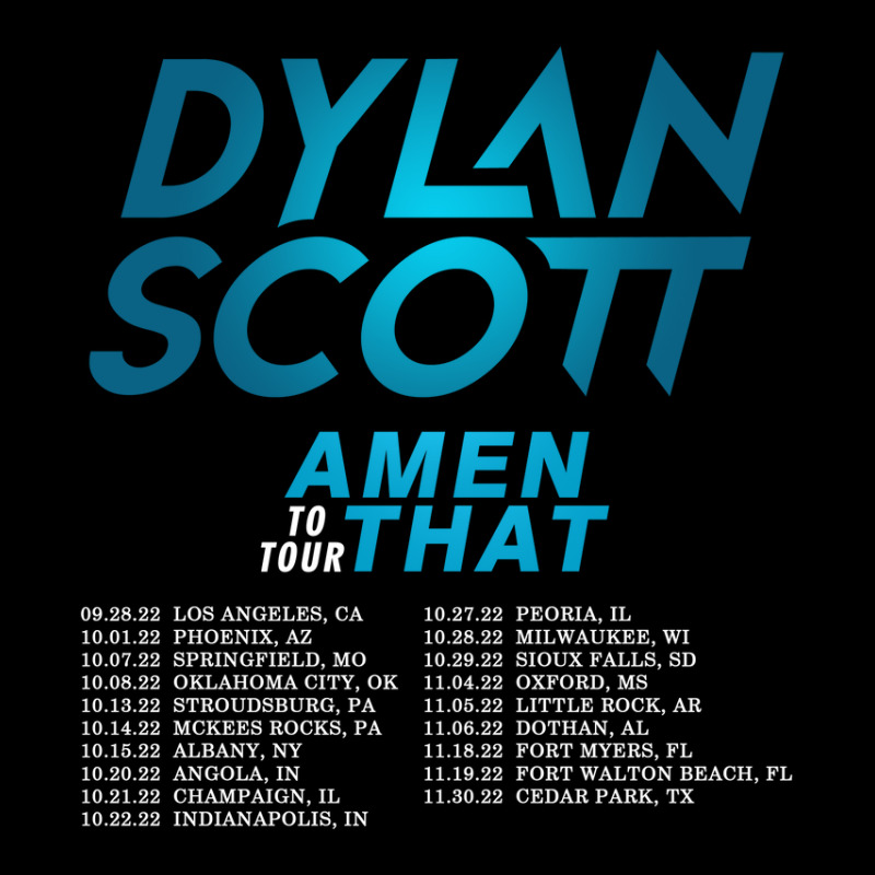 Dylan Scott Amen To That Tour 2022 Pocket T-shirt | Artistshot