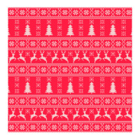 Knitted Christmas Pattern Concept Sticker | Artistshot