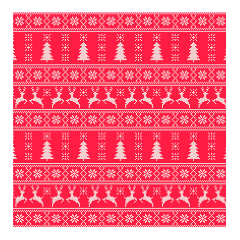 Knitted Christmas Pattern Concept Sticker | Artistshot