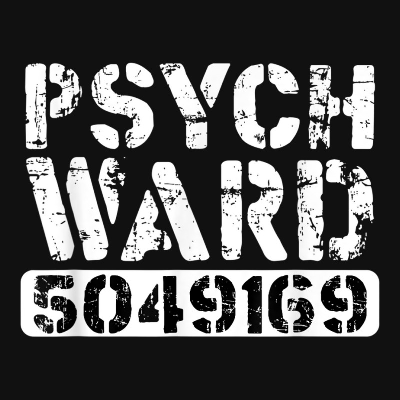 Psych Ward Inmate Jail Spooky Puns Costume Jailbird Prisoner Shield S