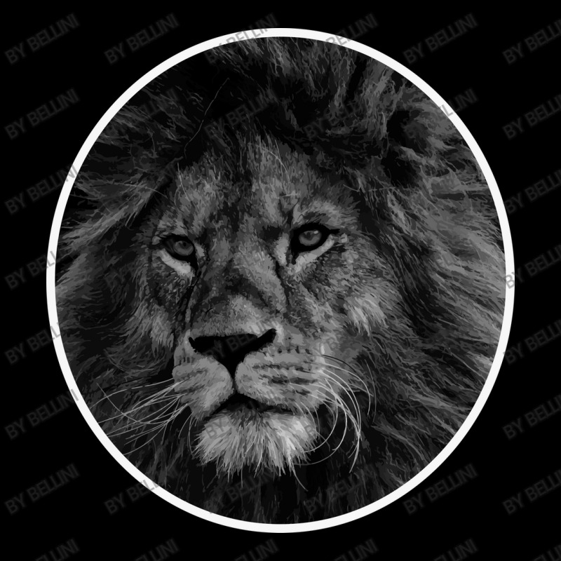 Black And White Lion V-Neck Tee by BELLINI | Artistshot