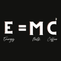 E=mc2 - E=mc2 Equation - Milk And Coffee Equation Scorecard Crop Tee | Artistshot