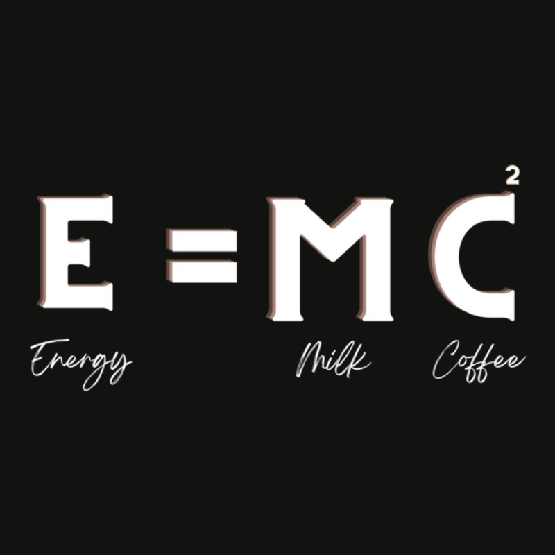 E=mc2 - E=mc2 Equation - Milk And Coffee Equation Scorecard Crop Tee by LouisPlumley | Artistshot