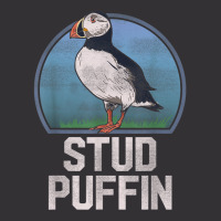 Stud Puffin Funny Seabird Animal Lover Stud Muffin T Vintage Hoodie | Artistshot