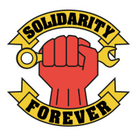 Solidarity Forever Raised Fist - Labor Union, Iww, Worker Rights, Left Maternity Scoop Neck T-shirt | Artistshot