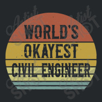 Civil Engineers   World's Okayest Civil Engineer Crewneck Sweatshirt | Artistshot